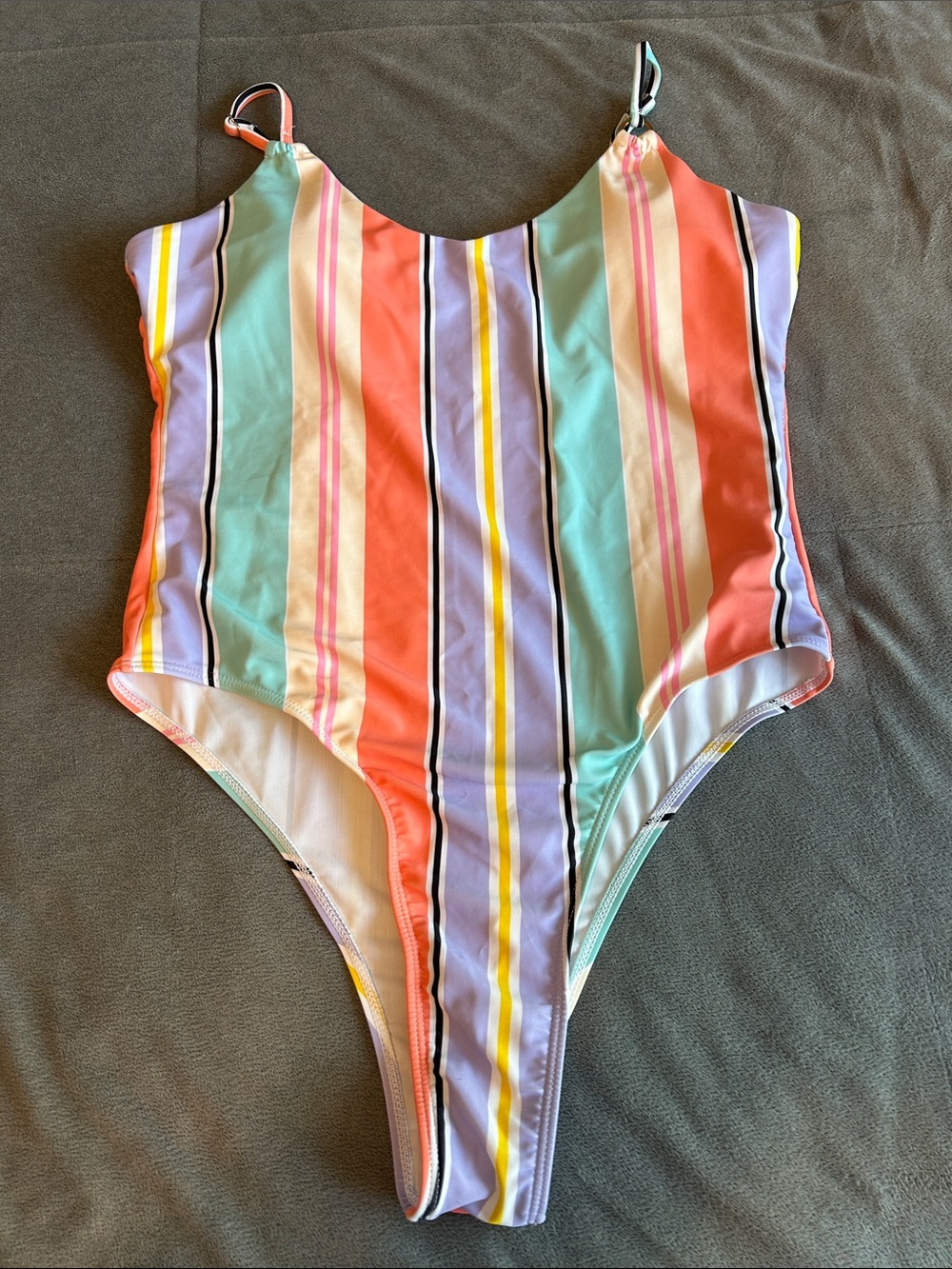 SHEIN colorful one piece swimsuit size large